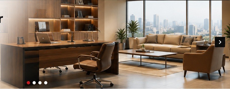 High Point furnished office and lounge showcase